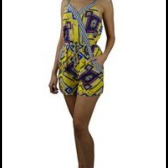 Rayon aztec romper - Picture 2 of 6